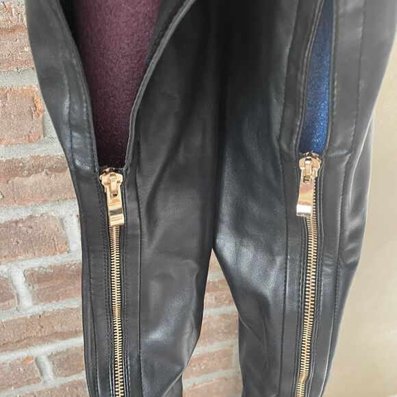 Azalea Wang Tiernan Thigh High Racer Boots Size 7.5 Stiletto Point Toe Clubwear - Picture 9 of 16